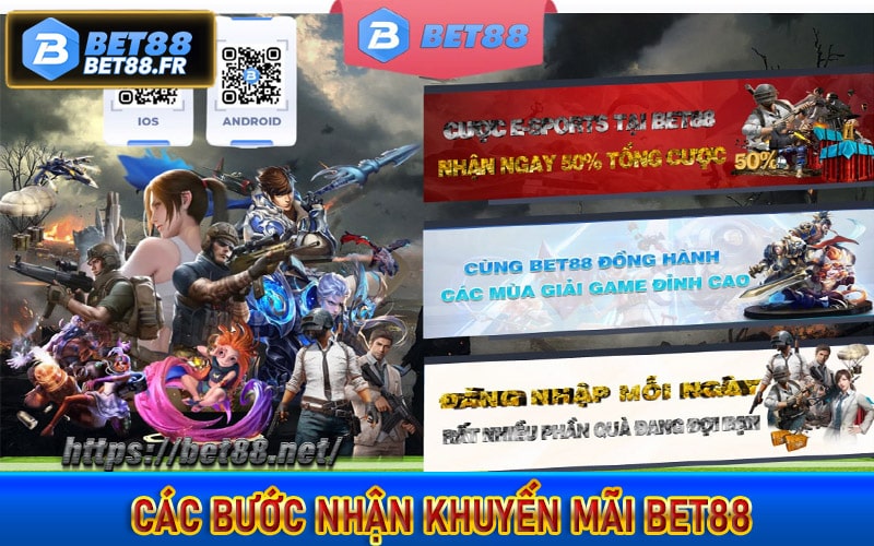 Các bước nhận khuyến mãi bet88 cực kỳ đơn giản 